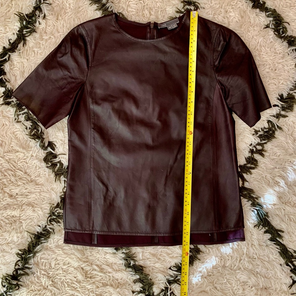 Vince - Leather Brown Shirt - Picture 3 of 5